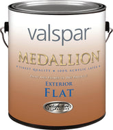 Valspar Medallion 45500 Series 455081GAL Latex Paint, Flat, Pastel Base, 1 gal
